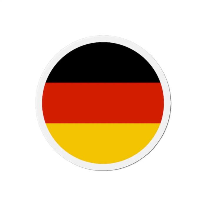 Aimant Rond - Allemagne - 9 Cm - 50 Pièces - Multicolore - Résine Synthétique