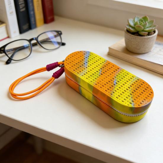 Силіконовий чохол для плавальних окулярів, двосторонній, з дихаючими дренажними отворами, ударостійкий, велика ємність, портативний, для подорожей, окуляри для плавання, сумка для зберігання