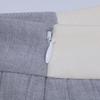 1piu1uguale3 GSP035-PRY093-83 Grey Side Pleated Skirt Skirt 2 White X grayUsed