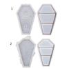 DIY Epoxy Crystal Resin 3D Halloween Pumpkin Coffin Storage Box Mold for Decor
