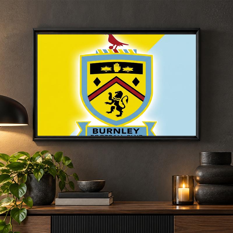 Burnley Football Diamond Painting Kit 5D Full Drill DIY Diamond Mosaic Wall Art Home Decor