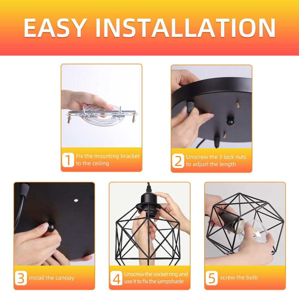 Iluminat LED de Plafon Stil Nordic Vintage Lampă Suspendată Bucătărie Dining Living Home Decor de Crăciun Lumină Pendant Luminoasă