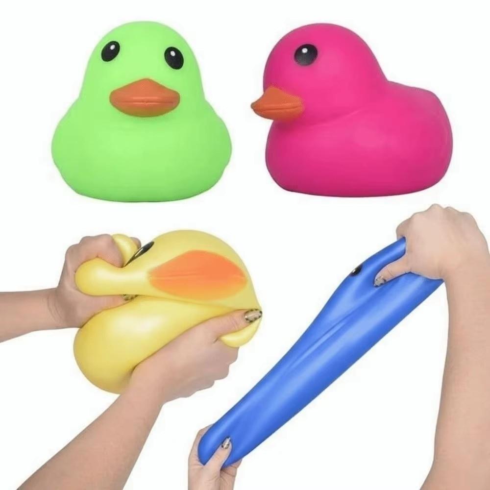 Large Size Squishy Duck Toy Colorful Duck Stress Relief Toy Duck Pinch Le Office Workers