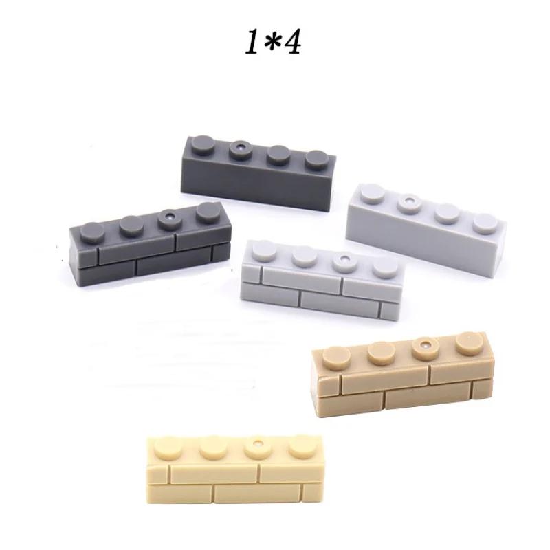 Küçük Parçacıklar Kalın Duvar Tuğlaları 1x2 1x3 1x4 Noktalar Toplu Aksesuarlar Kapılar Pencereler Kendin Yap Yapı Blokları Çocuklar İçin Eğitici Oyuncak