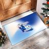 hertha bsc FC Soccer Football Pattern Soft Area Rug Non Slip Indoor Floor Carpet Sports Decor Mat for Bedroom