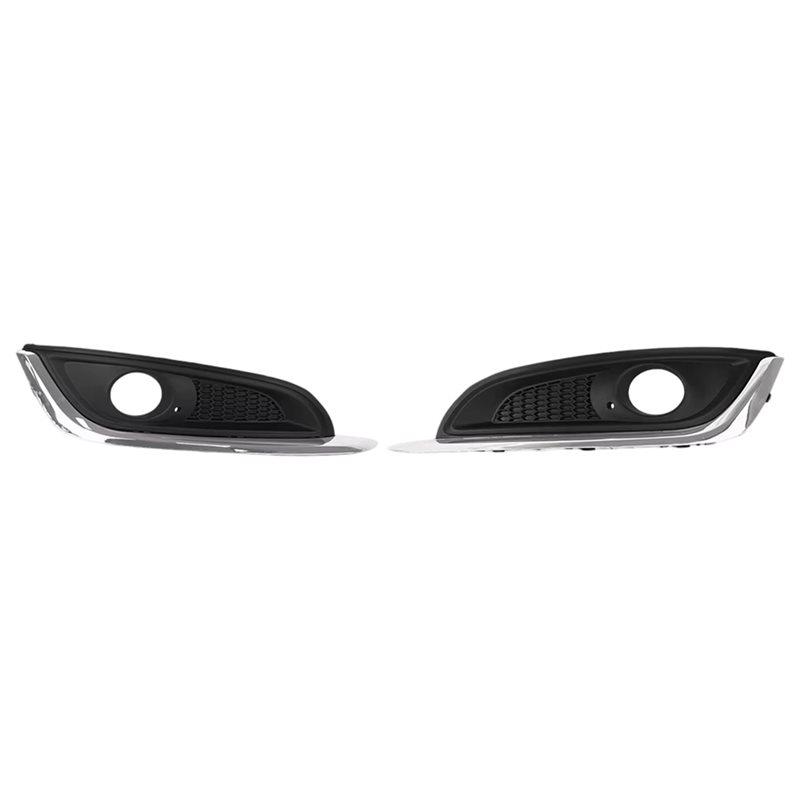 Front Fog Light Bezel Grille Replacement Part Numbers 23142357& 23142358 For Vauxhall Opel Buick Regal 2014-2017