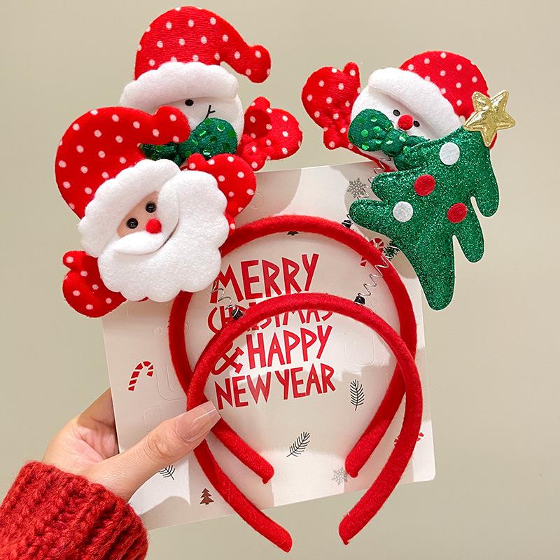 Mori Style Reindeer Antler Headband: Cute Christmas Hair Clip for Women & Kids