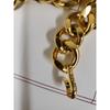 Used CHANEL gold chain belt with coin charms