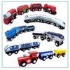 Hot Train Kit Magnetic Toy Car Childrens Track Accessories Manual Sliding Puzzle Wooden Compatible With Various Track Gift W10