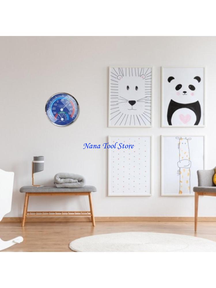 31GJ Indoor Home Baby Room Wall Mount Analog Thermometer Hygrometer(English Version) China Mainland