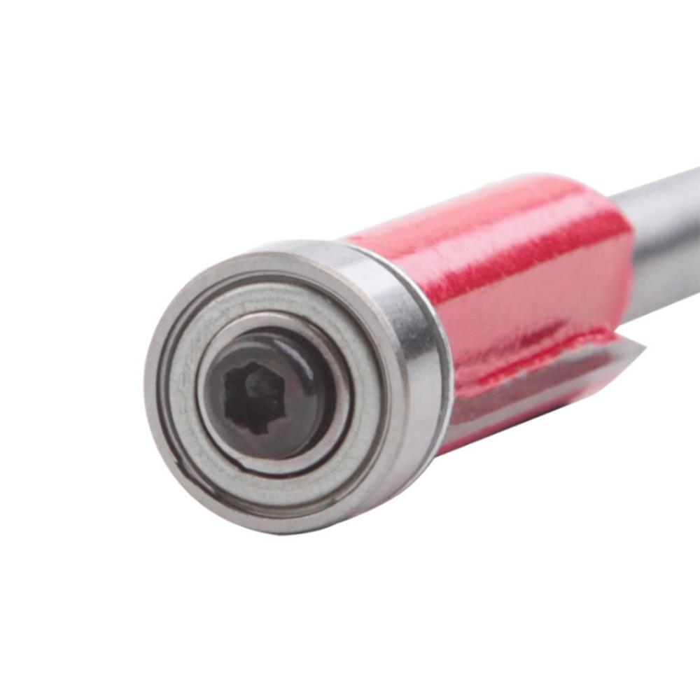 6,35mm Schaft Biaxiales Trimmwerkzeug Doppellager Hartmetall Bündigfräser Fräserbits Set für Holzschnitzerei Fräser Fräswerkzeuge
