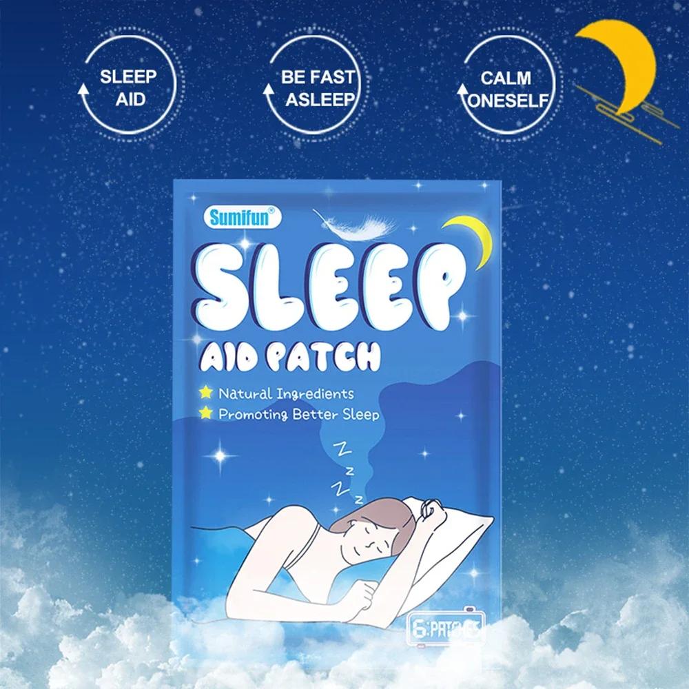 Sleep Aid Patches Treat Reduce Anxiety Headaches Nervousness Weakness Relieve Sleep