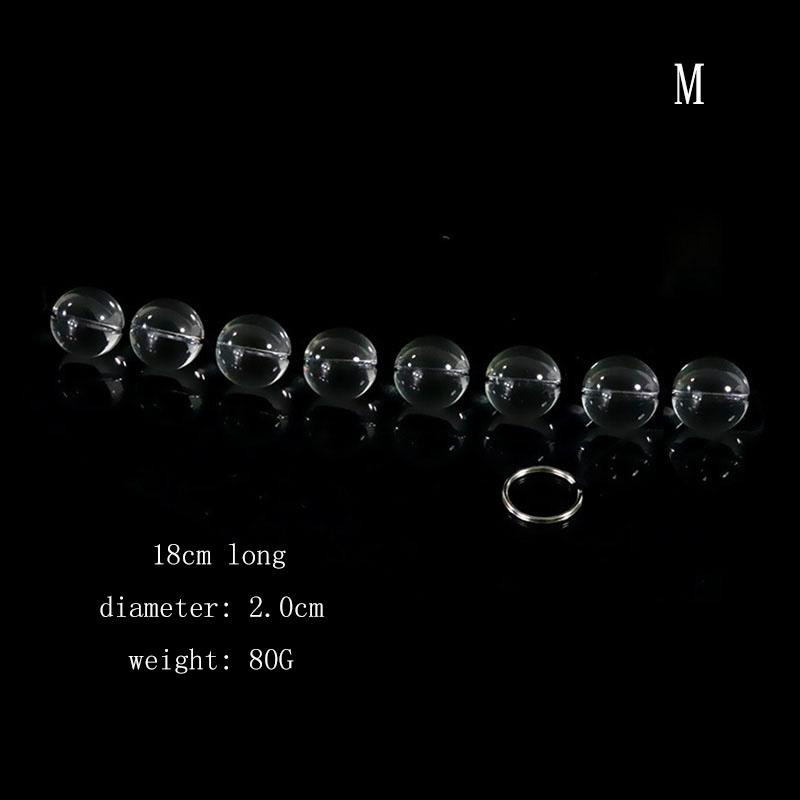Mărgele anale de sticlă pentru femei Bile vaginale Masturbare Plug anal Jucărie sexuală pentru fund Produse sexuale feminine Bile Kegel pentru vagin