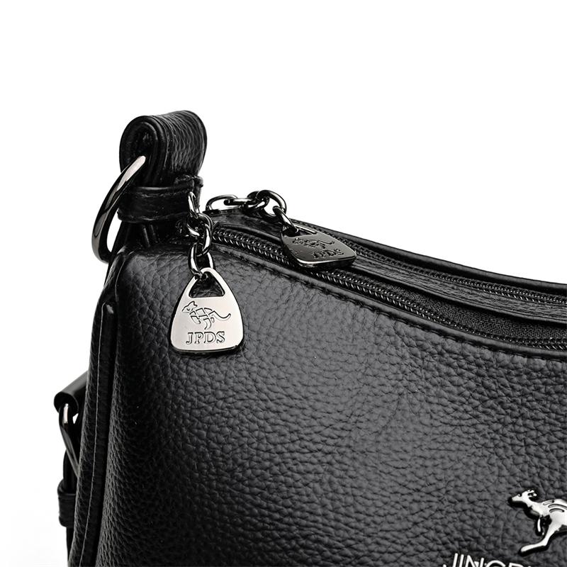 Women's PU Shoulder Bag Vintage Middle-aged Mother Bag Commuter Crossbody Bag