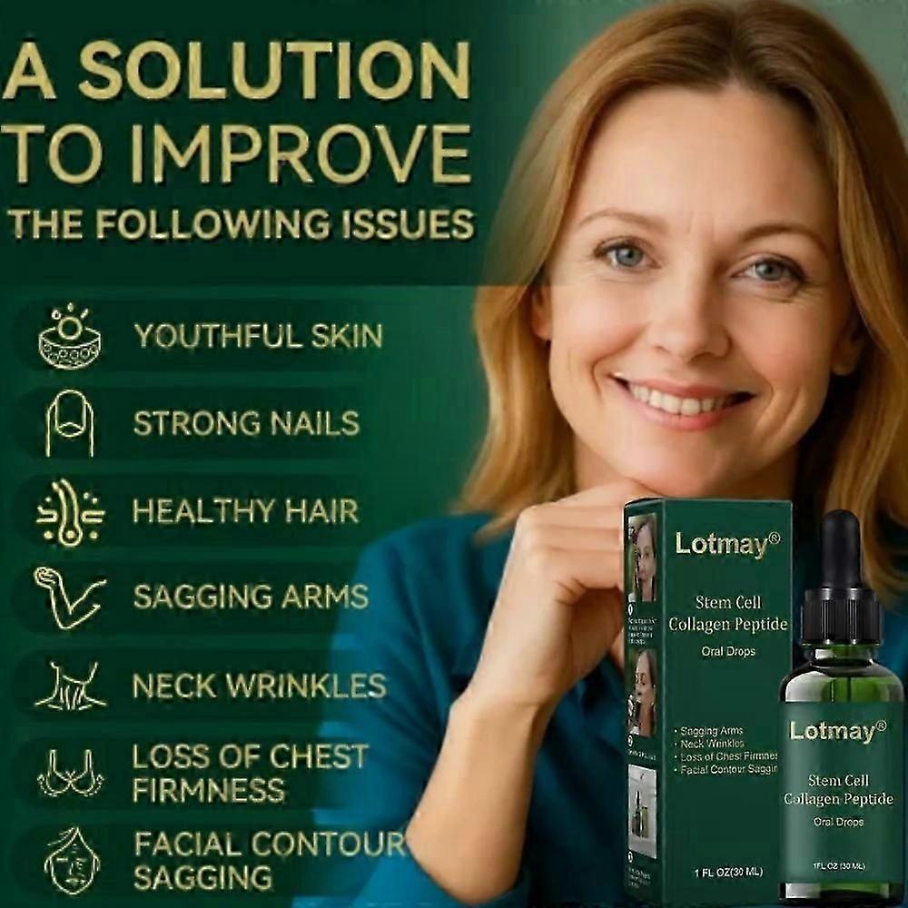 Suitable for Stem Cell Collagen Peptide Oral Drops Sagging Skin Reduce Wrinkle