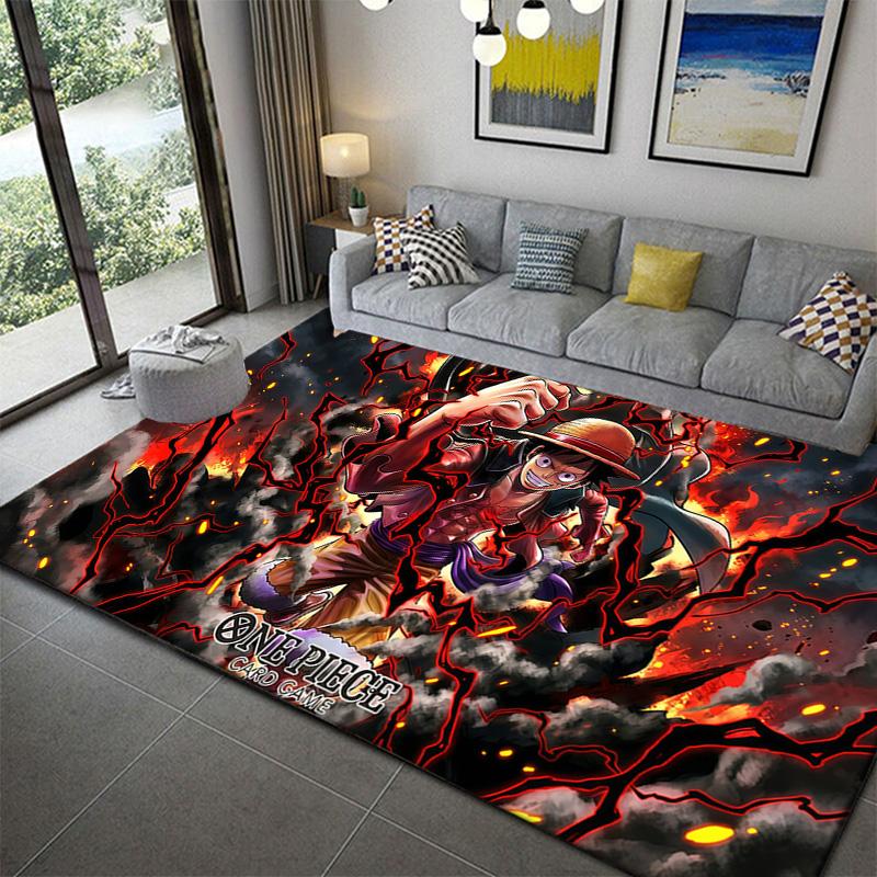 One Piece Scene Carpet Rug for Living Room Bedroom Home Sofa Decoration,Kids Play Non-slip Floor Mat
