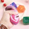 Needoh Nice Cube Marble Swirl Maltose Stuffed Sensory Toy Anxiety Squishy Relief Hand Exercise Ball Non-Toxic Material Adhd Toy