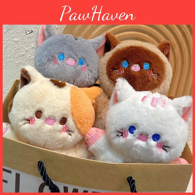 Cute Meow Jinnew Meow Cat Keychain Plush Charms With Pressing Will Make A Sound