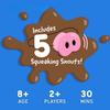 Hot The Party Game Where Smiling Means Youlose, Snorts-funny Board Game For Family Friend, 5 Toy Pig Noses & Challenge Cards