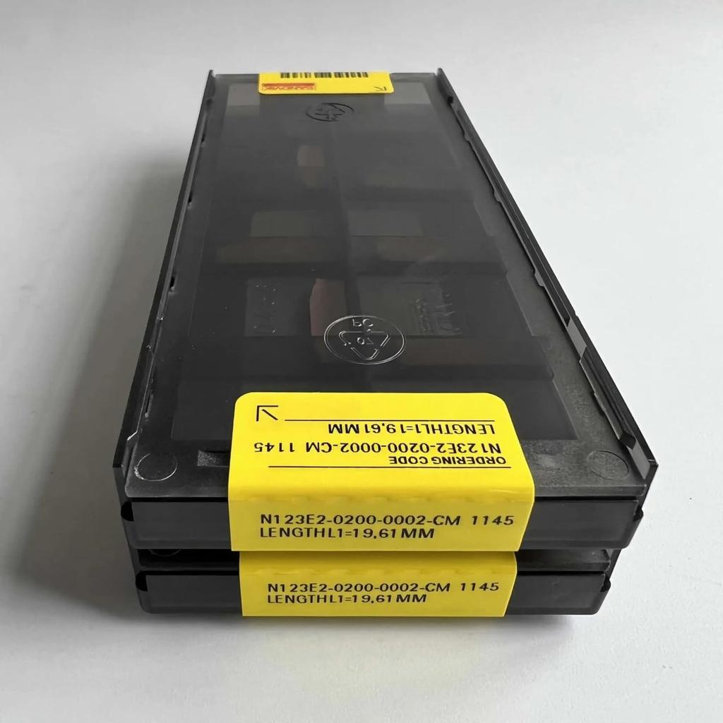Original Sandvik / N123E2-0200-0002-CM 1145 / CNC Lathe Carbide Blade 10 PCS