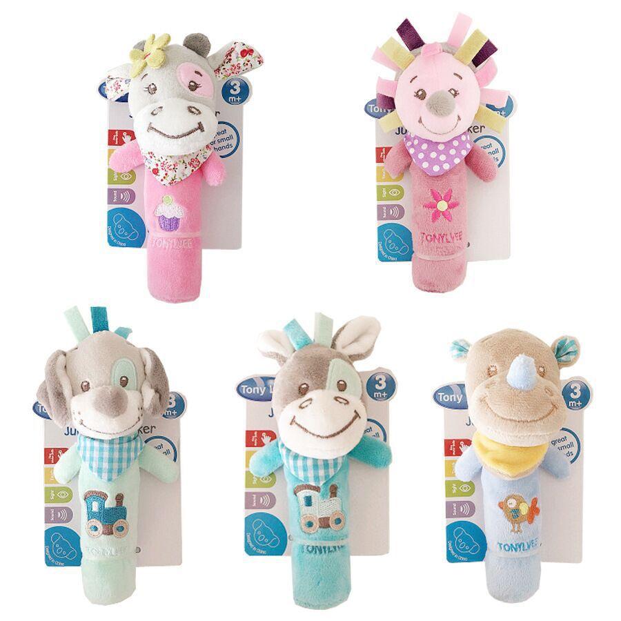 

BBОтличная палочка для рукопожатия для детей и младенцев Animal BabyBBDevice Handbell0-1Age-Old успокаивающее раннее образование