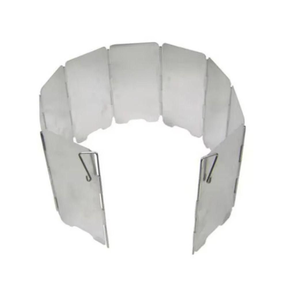 Foldable Camping Cooking Wind Shield Aluminum Camping Equipment Camp Stove Windshield  Travel