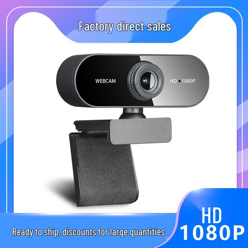 HD 1080P/2K USB Camera for Desktop & Laptop - Live Streaming & Online Classes, Driver-Free