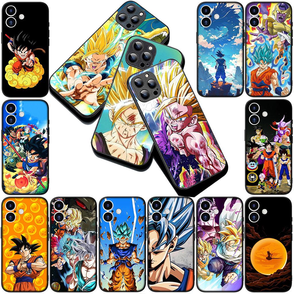 Phone Cover for Apple iPhone 17 Air 12 13 Pro Max Mini ProMax 7 + 8 Plus 7+ 8+ Soft Silicone Case Dragons Balls Son Goku Gohan