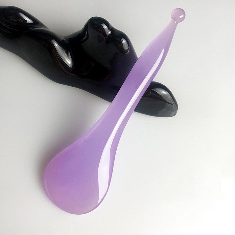 Gouache Scraper Facial Massager Eye Scraping Face Massage Meridian Therapy Guasha Board Body Health Care Gua Sha Plate Tool