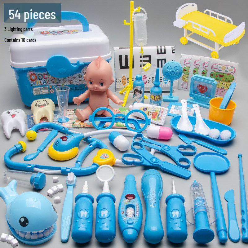 Kids' Doctor Playset: Medical Tools, Stethoscope, Injection, Ambulance