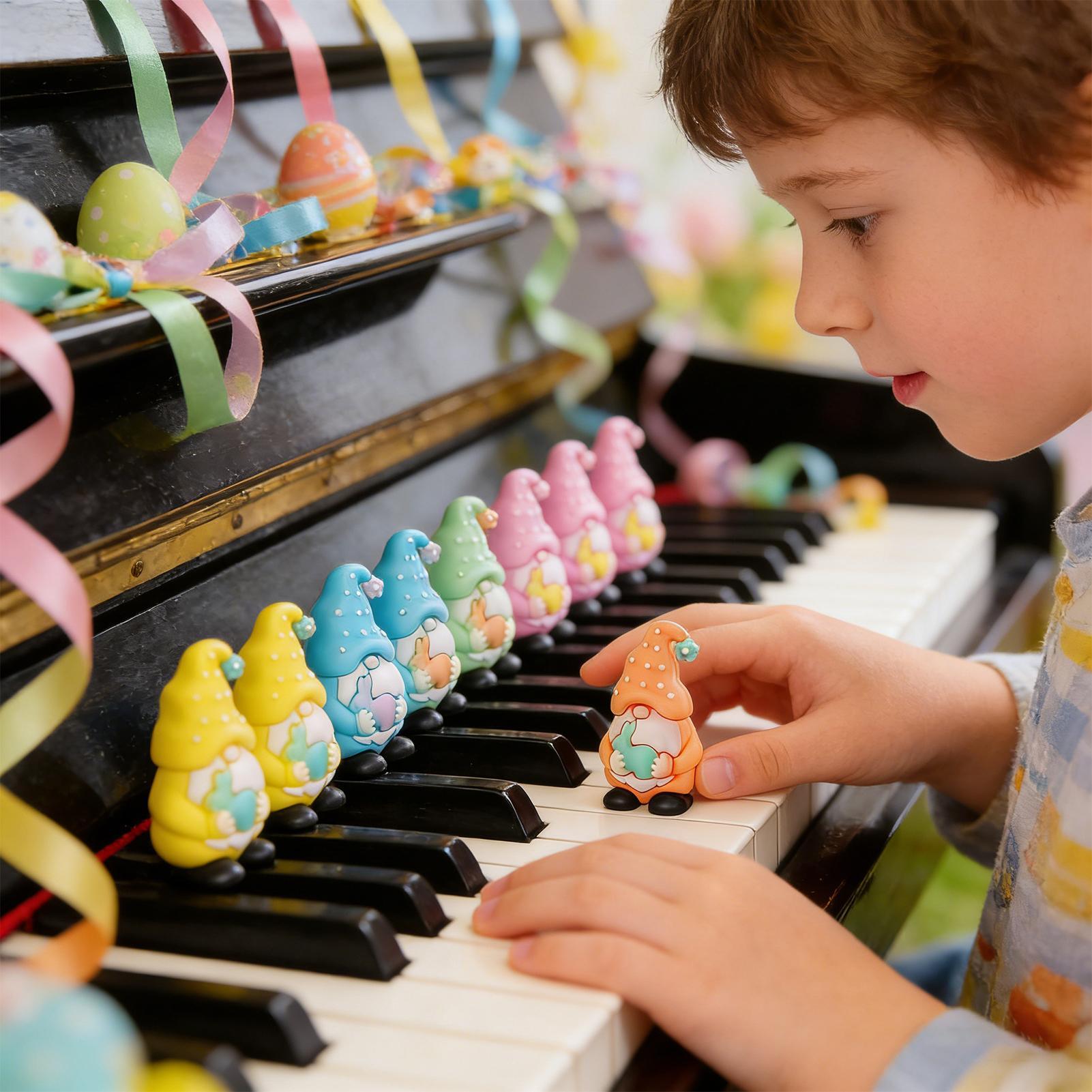 

50 Pcs Easter Mini Bunny Gnomes Figures Easter Faceless Bunny Gnome Ornaments Tiny Fairy Gnomes Rabbits Figurines CN