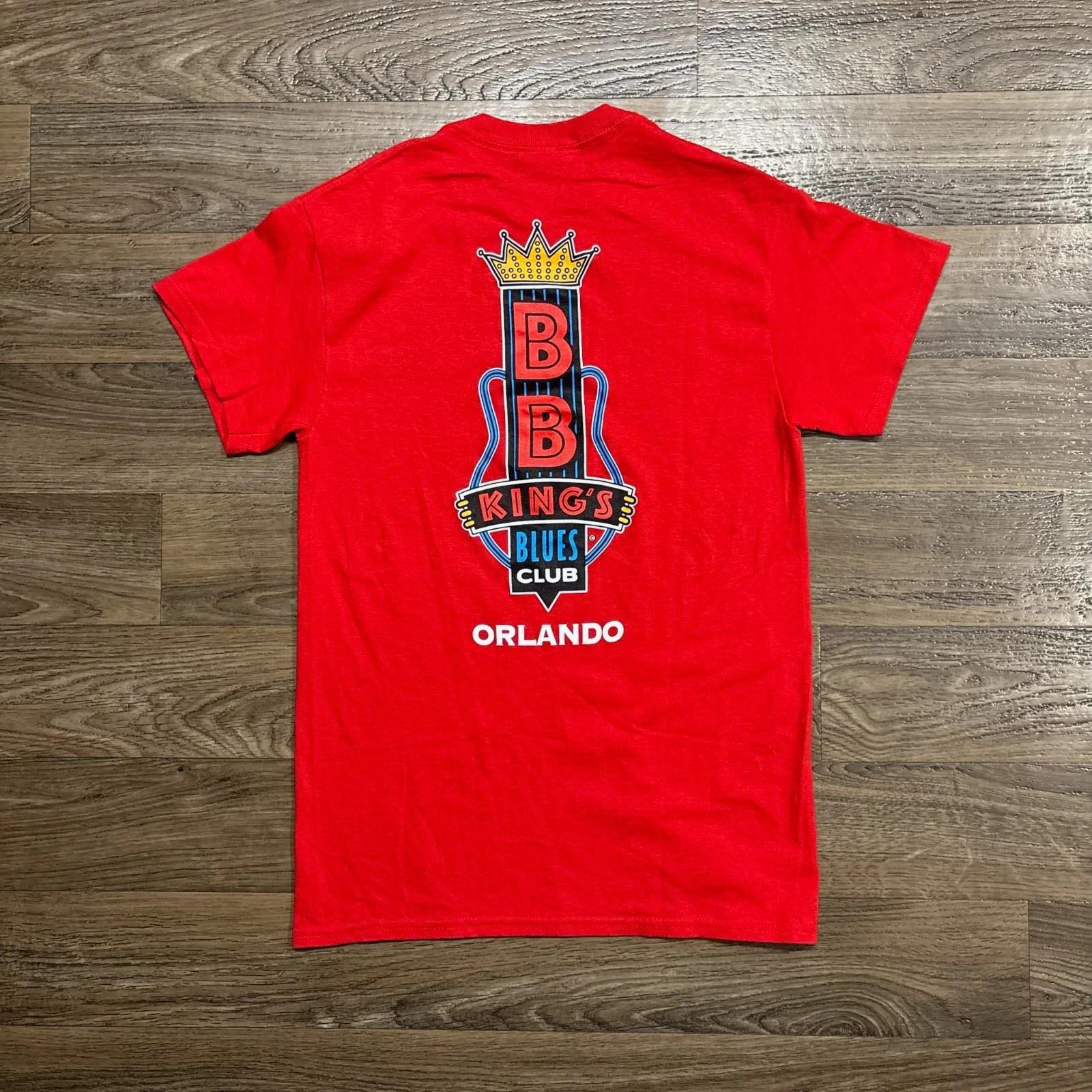 

Y2K / VintagBB King’s Blues Club Orlando Graphic T Shirt Gildan Ultra Cotton Red S