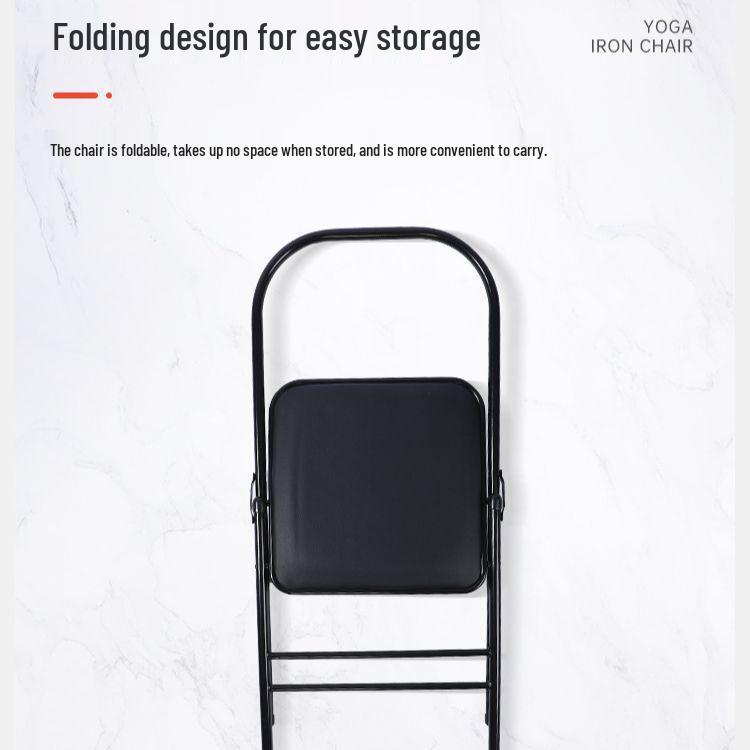 Thickened Reinforced Iyengar Yoga Chair Stool Tool