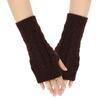 Knitted Fingerless Ladies Gloves Warm Hand Warmer Fashion Finger Fingerless Gloves  for Women