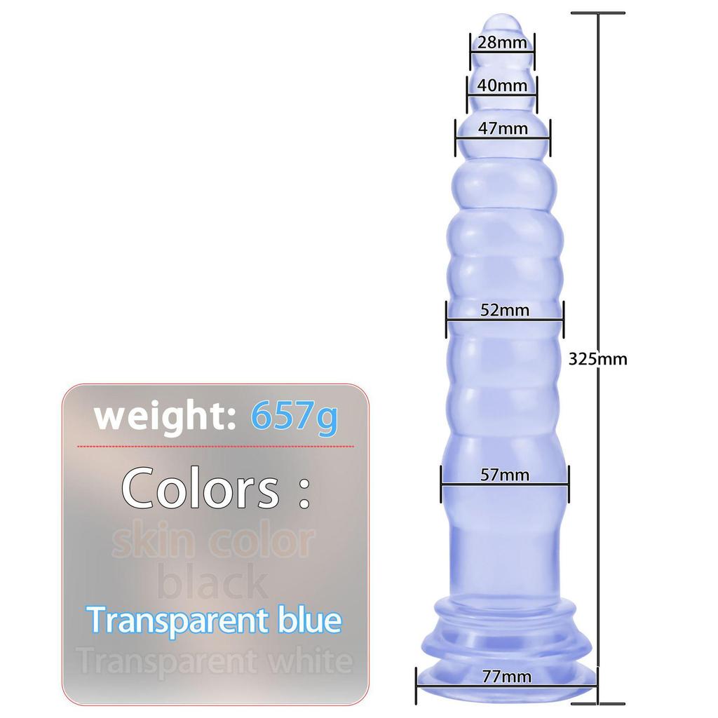 Extra-Large Anal Dilator: 9-Model Collection for Gay Fisting, Thickened PVC