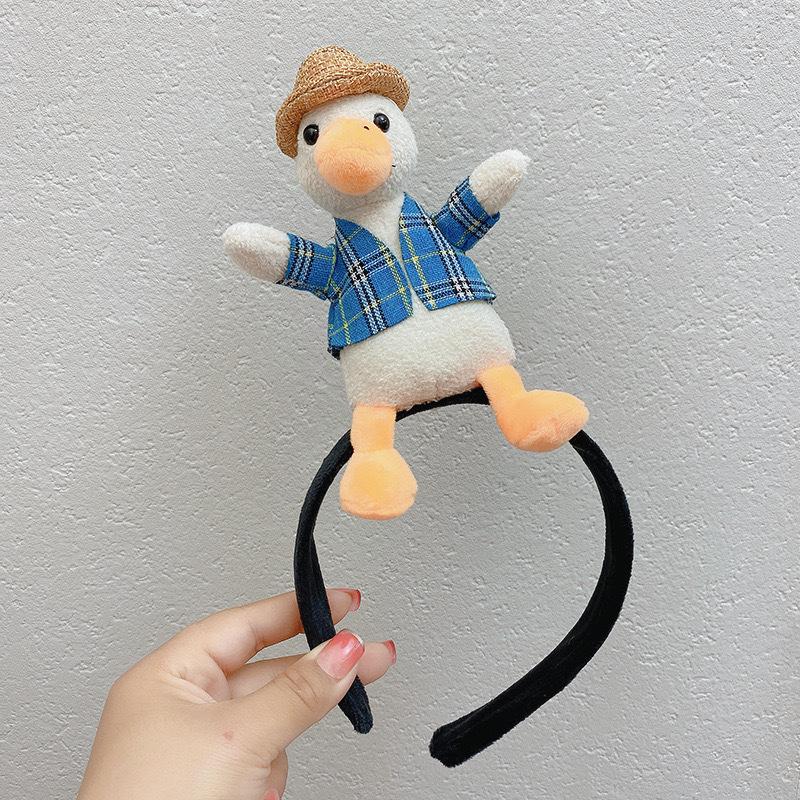 Sevimli Karikatür Hayvan Baş Bandı - Kadınlar İçin Tatlı & Komik Kore Tarzı Saç Aksesuarı