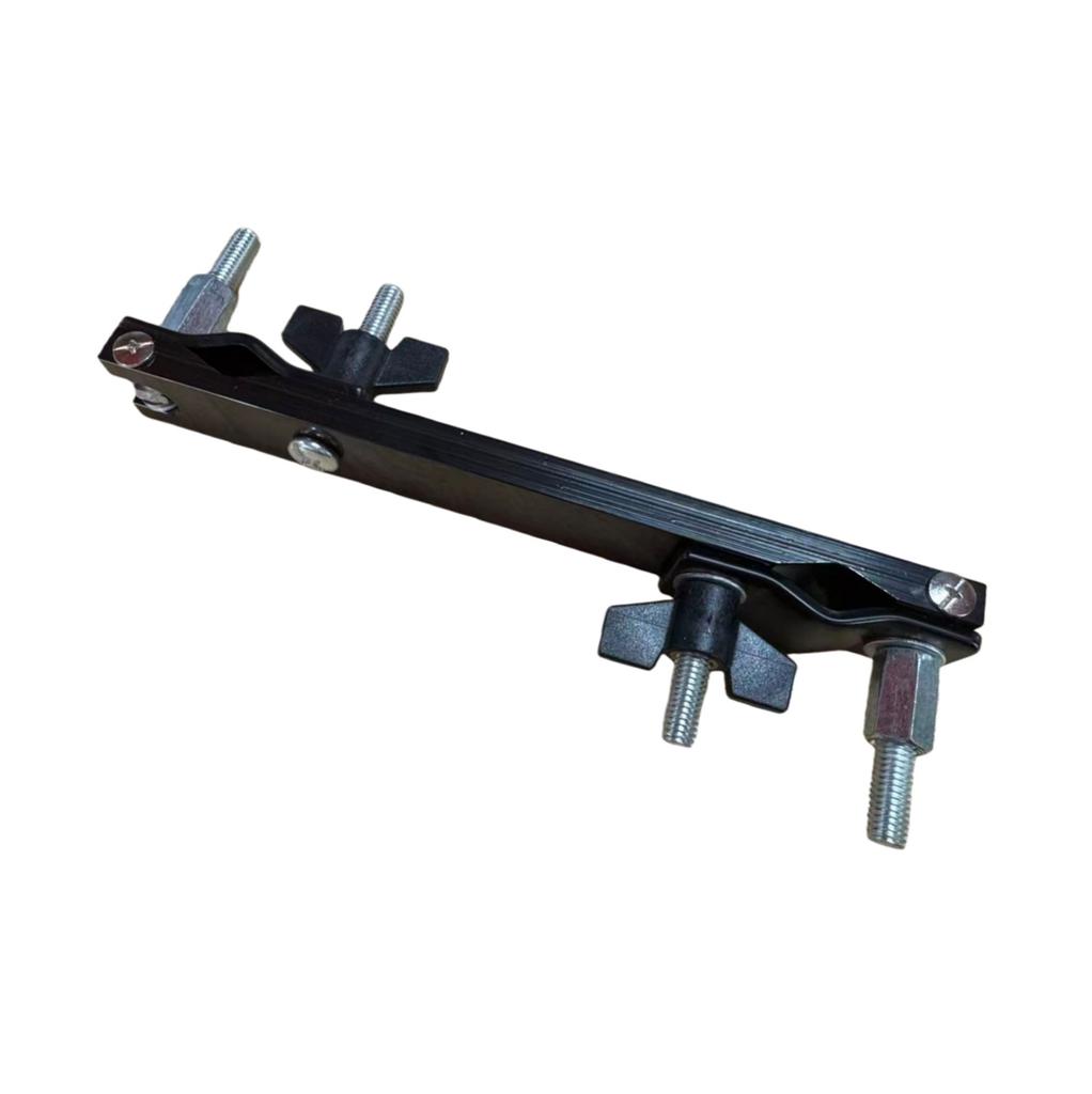 Adjustable Clamp Compatible with Standard Drum Stands for Adding Cymbals and Small Percussion Light Weight