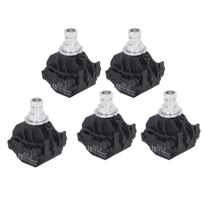 5PCS Durable JJC-2 Insulation Piercing Connector 1KV No Peeling High Low Voltage Cable Splitter Sealed Clamp Live Circuits