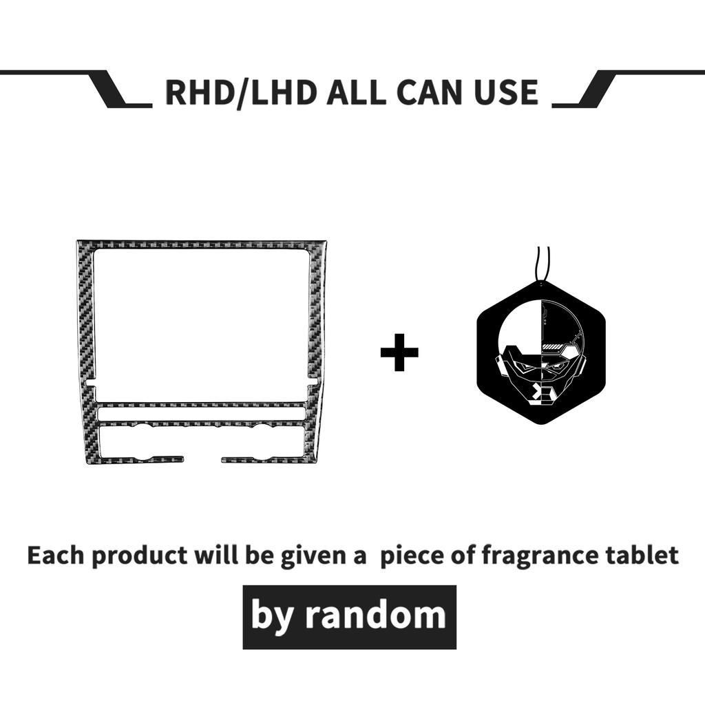 For Porsche Panamera 2010-2016 Real Carbon Fiber Navigation Screen Decoration Panel Trim Cover Car Interior Accessories