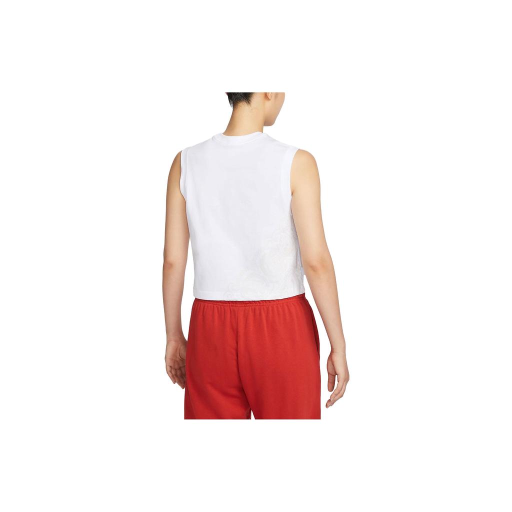 New Nike Sleeveless Sports Shirts Women's White FQ0368-100