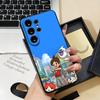 Komasan Buchinyan Y-Yo Kai W-Watch Phone Case For Samsung S26 S25 S24 FE S23 S22 S21 Plus S20 Ultra Note20Ultra Black Soft Shell