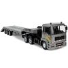 Caminhão Plataforma RC Modelo 9 Canais Liga de Alumínio 1:20 Carrinho de Controle Remoto 2.4G Simulação Veículo de Engenharia Reboque Menino Criança Brinquedo Presente