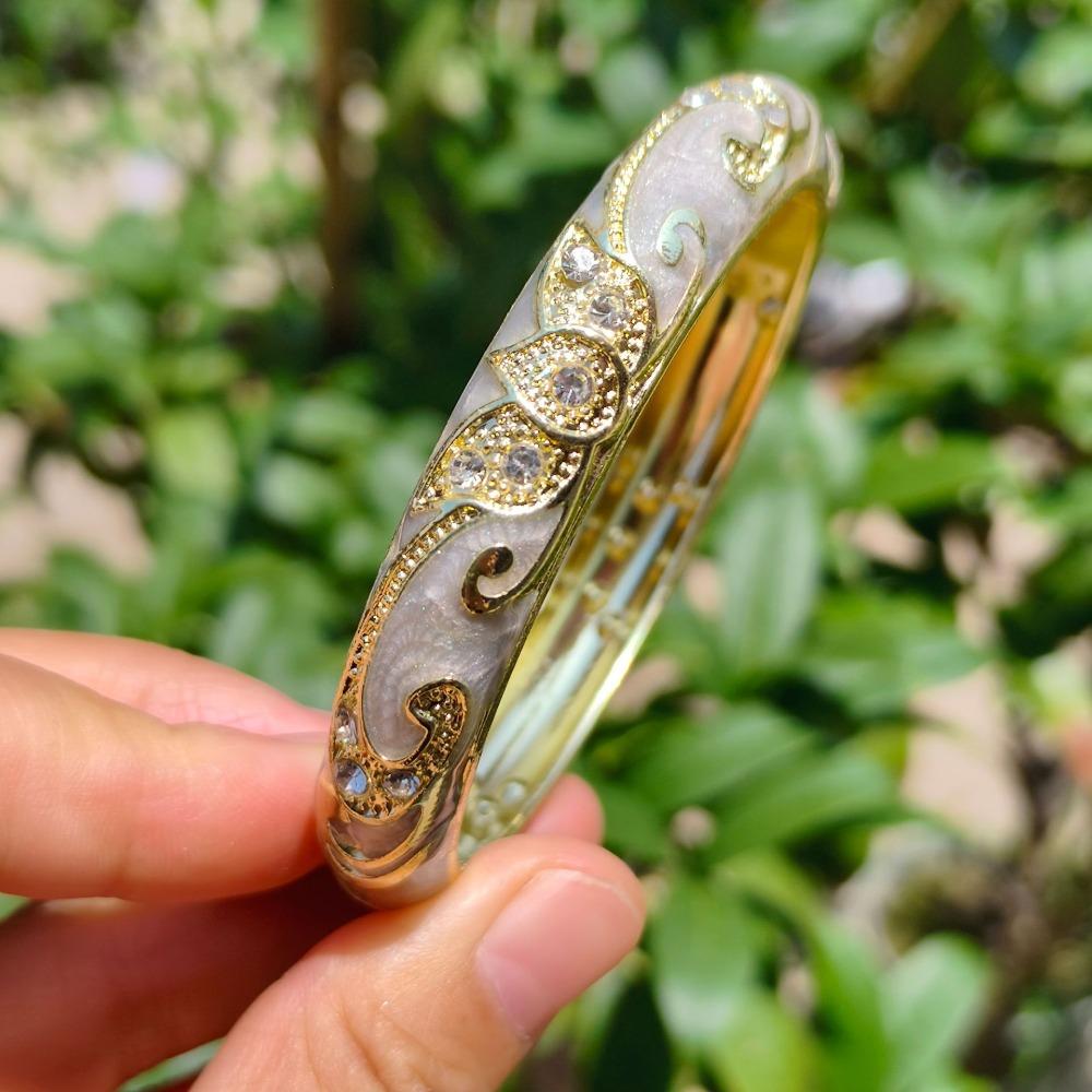 Crown Crown Cloisonne Bracelet Colored Dropper Oil Women's Hand Bracelet Gifts for Women Girl