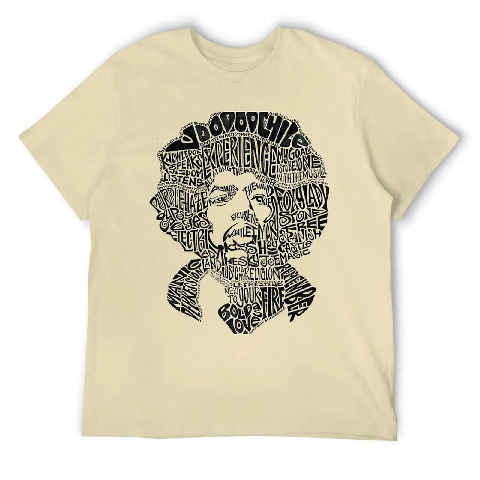

ONeck Retro Tee Shirt Original Man Graphic Tops Large Size Black And White Poster of Jimmy Hendrix T Shirt Fun TShirts XL