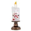 Christmas Decorations Wind Lamp Candle Candlestick Snow Snowflake Music Box Creative Xmas Gift Scene Arrangement