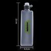 400ml Transparent Water Bottle Portable Large Capacity Squeeze Outdoor Sports Fitness Cycling Water
