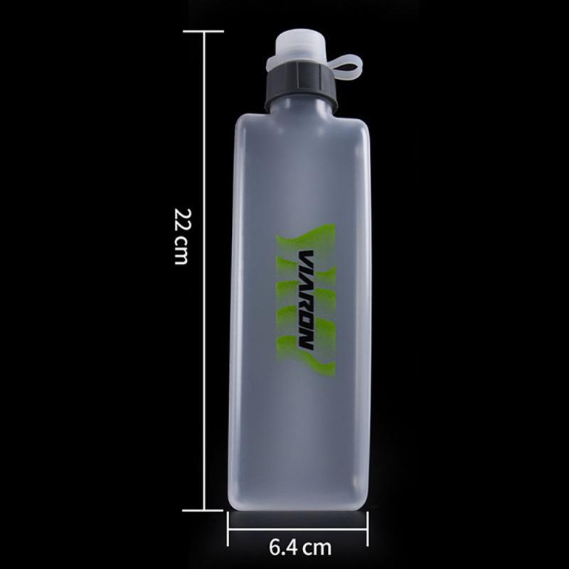 400ml Transparent Water Bottle Portable Large Capacity Squeeze Outdoor Sports Fitness Cycling Water