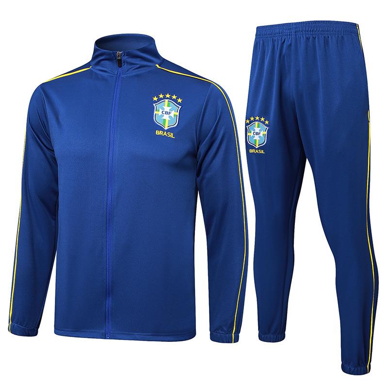 2024 Country Captain Reißverschluss Argentinien Portugal Italien Brasilien Deutschland Aufwärmtrikot Fußballtrikot