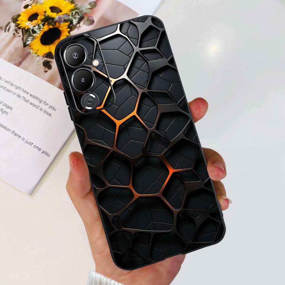 For Tecno Pova 4 / Pova 4 Pro Case Back Cover Skull Dragon Cool Style Cartoon Coques Soft Black Silicone Bumper For LG7n LG8n