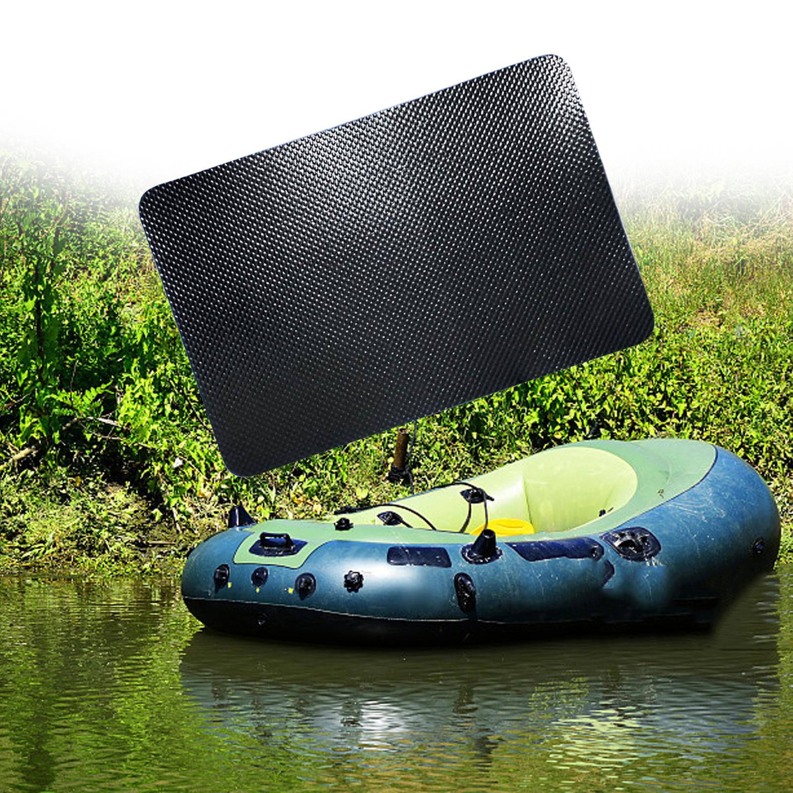 Boat Repair Patch, Waterproof Leakproof 10cmx15cm PVC Repair Patches for Swimming Pool, Dinghy, Rubber Boat чёрный